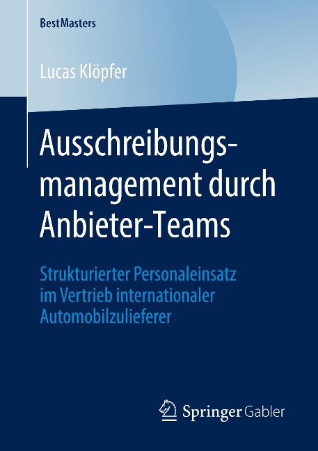 Ausschreibungsmanagement durch Anbieter-Teams - Lucas Klöpfer