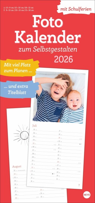 Fotokalender zum Selbstgestalten 2026 - 