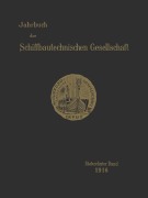 Cover-Bild zum Titel 'Jahrbuch der Schiffbautechnischen Gesellschaft' von ''