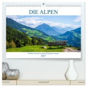 Cover-Bild zum Titel 'Die Alpen - Wandern durch die schönste Bergregion Europas. (hochwertiger Premium Wandkalender 2027 DIN A2 quer), Kunstdruck in Hochglanz' von 'Gunnar Freise'