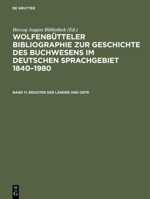 Register der Länder und Orte - 