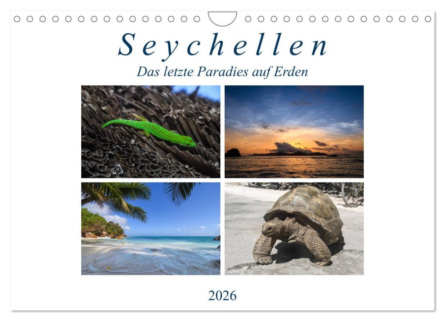 Seychellen - Das letzte Paradies auf Erden (Wandkalender 2026 DIN A4 quer), CALVENDO Monatskalender - Peter Härlein