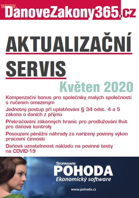 Danové zákony 2020 - Aktualizacní servis KVETEN - Newsletter Vydavatelství