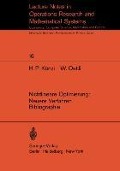 Nichtlineare Optimierung: Neuere Verfahren Bibliographie - H. P. Künzi, W. Oettli