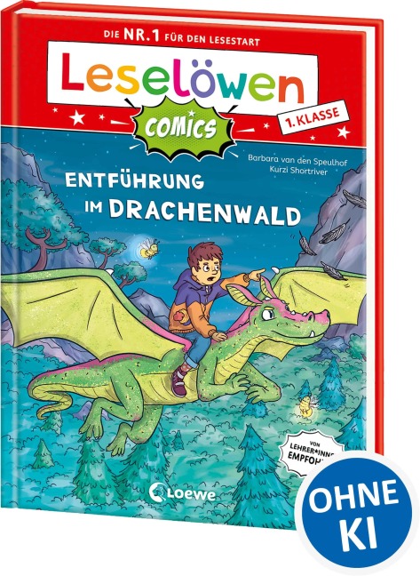 Leselöwen Comics 1. Klasse - Entführung im Drachenwald - Barbara van den Speulhof
