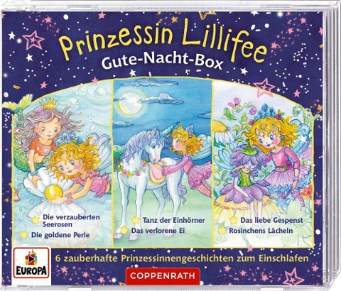 CD Hörspiel: Prinzessin Lillifee - Gute-Nacht-Box (3 CDs) - Monika Finsterbusch