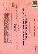 Cover-Bild zum Titel 'Operational Numbers of Bomb Targets in Germany Air Ministry 1940' von ''