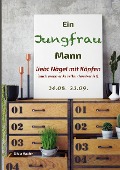 Cover-Bild zum Titel 'Ein Jungfrau Mann liebt Nägel mit Köpfen (auch wenn er kein Handwerker ist).' von 'Silvia Kaufer'