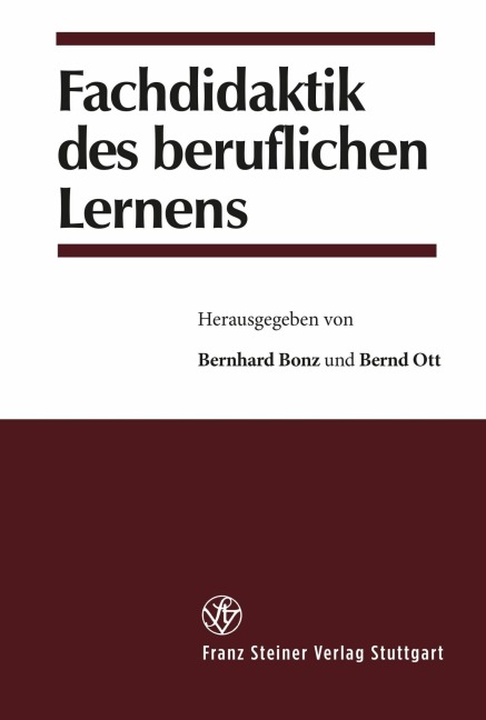 Fachdidaktik des beruflichen Lernens - 