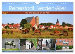 Cover-Bild zum Titel 'Reiterstadt Verden - Aller (Wandkalender 2027 DIN A4 quer), CALVENDO Monatskalender' von 'Günther Klünder'