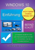 Cover-Bild zum Titel 'Windows 10 Einführung' von 'Bernd Schütt'