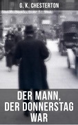 Cover-Bild zum Titel 'Der Mann, der Donnerstag war' von 'G. K. Chesterton'