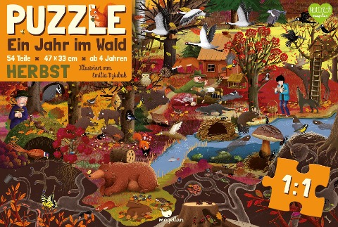 Ein Jahr im Wald - Herbst - Puzzle - 