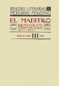 Cover-Bild zum Titel 'El Maestro. Revista de cultura nacional III, abril de 1922-1923' von 'Varios Autores'