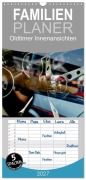 Cover-Bild zum Titel 'Familienplaner 2027 - Oldtimer Innenansichten mit 5 Spalten (Wandkalender, 21 x 45 cm) CALVENDO' von 'Heiko Kapeller'