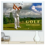 Cover-Bild zum Titel 'Golf - meine Leidenschaft (hochwertiger Premium Wandkalender 2026 DIN A2 quer), Kunstdruck in Hochglanz' von 'Peter Roder'