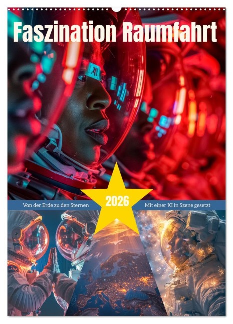 Faszination Raumfahrt (Wandkalender 2026 DIN A2 hoch), CALVENDO Monatskalender - Steffen Gierok-Latniak