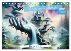Nature Genesis - The hand of life (Desk Calendar 2026 DIN A5 landscape), CALVENDO 12 Month DeskCalendar - Dusanka Djeric