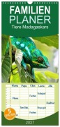 Cover-Bild zum Titel 'Familienplaner 2027 - Tiere Madagaskars mit 5 Spalten (Wandkalender, 21 x 45 cm) CALVENDO' von 'Céline Baur'