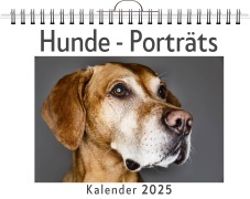 Cover-Bild zum Titel 'Hunde - Porträts - (Wandkalender 2025, Kalender DIN A4 quer, Monatskalender im Querformat mit Kalendarium, das perfekte Geschenk)' von 'Julia Krause'
