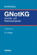 Cover-Bild zum Titel 'Gerichts- und Notarkostengesetz. GNotKG' von ''
