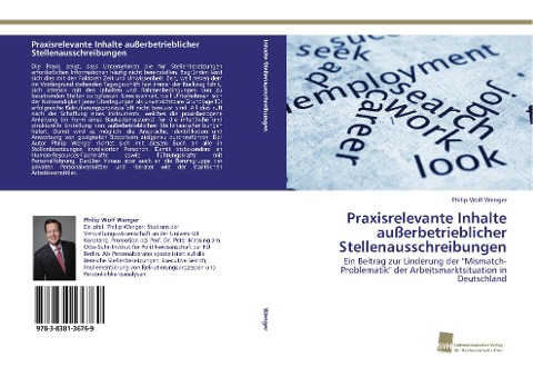 Praxisrelevante Inhalte außerbetrieblicher Stellenausschreibungen - Philip Wolf Wenger