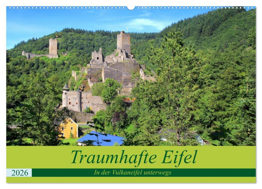 Traumhafte Eifel - In der Vulkaneifel unterwegs (Wandkalender 2026 DIN A2 quer), CALVENDO Monatskalender - Arno Klatt