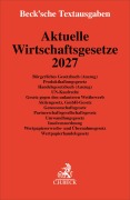 Cover-Bild zum Titel 'Aktuelle Wirtschaftsgesetze 2027' von ''