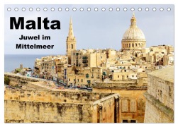 Malta - Juwel im Mittelmeer (Tischkalender 2026 DIN A5 quer), CALVENDO Monatskalender - Rabea Albilt
