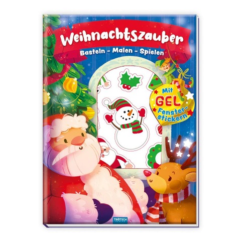 Trötsch Beschäftigungsbuch Malbuch Weihnachtszauber mit Stickern - 