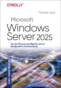Cover-Bild zum Titel 'Microsoft Windows Server 2025 - Das Handbuch' von 'Thomas Joos'
