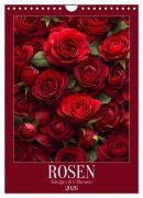 Cover-Bild zum Titel 'Rosen - Königin der Blumen (Wandkalender 2026 DIN A4 hoch), CALVENDO Monatskalender' von 'Mb Fotografie'