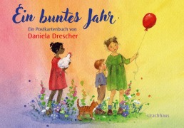 Cover-Bild zum Titel 'Postkartenbuch 'Ein buntes Jahr'' von 'Daniela Drescher'