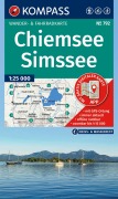 Cover-Bild zum Titel 'KOMPASS Wanderkarte 792 Chiemsee, Simssee 1:25.000' von ''