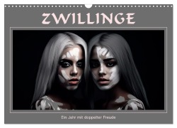 Cover-Bild zum Titel 'Zwillinge - Ein Jahr mit doppelter Freude (Wandkalender 2026 DIN A3 quer), CALVENDO Monatskalender' von 'Erich Krätschmer'