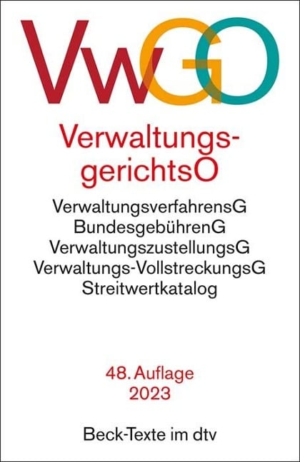 Verwaltungsgerichtsordnung, Verwaltungsverfahrensgesetz - 