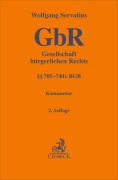 Cover-Bild zum Titel 'Gesellschaft bürgerlichen Rechts. GbR' von 'Wolfgang Servatius'