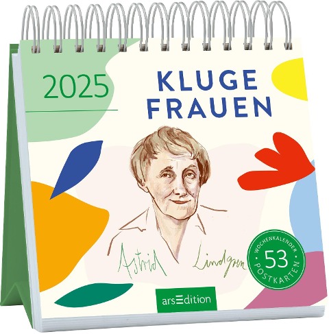 Postkartenkalender Kluge Frauen 2025 - 
