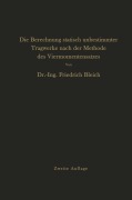 Cover-Bild zum Titel 'Die Berechnung statisch unbestimmter Tragwerke nach der Methode des Viermomentensatzes' von 'Friedrich Bleich'