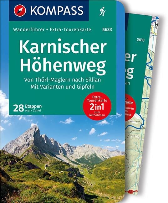 Karnischer Höhenweg, Von Thörl-Maglern nach Sillian, Mit Varianten und Gipfeln - Mark Zahel