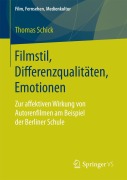 Cover-Bild zum Titel 'Filmstil, Differenzqualitäten, Emotionen' von 'Thomas Schick'