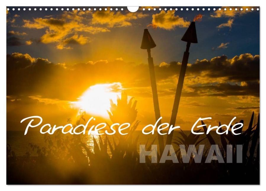 Paradiese der Erde - HAWAII (Wandkalender 2025 DIN A3 quer), CALVENDO Monatskalender - Barbara Busch