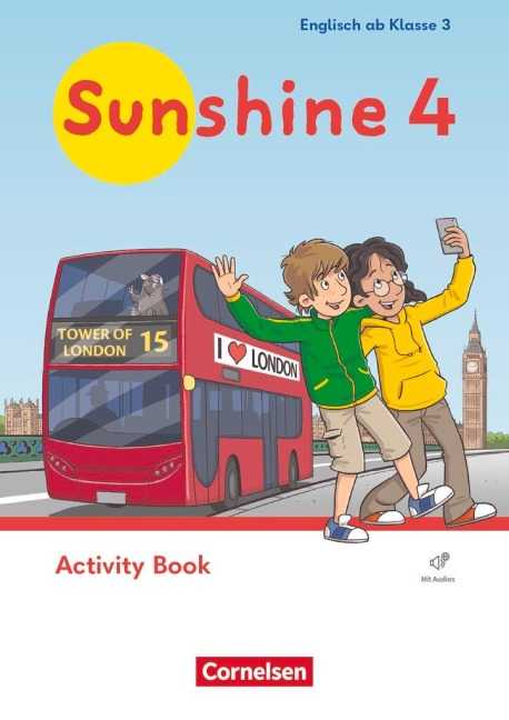 Sunshine - Englisch ab Klasse 3 - Ausgabe 2023 - 4. Schuljahr. Activity Book - Mit Audios (Webcode) - 