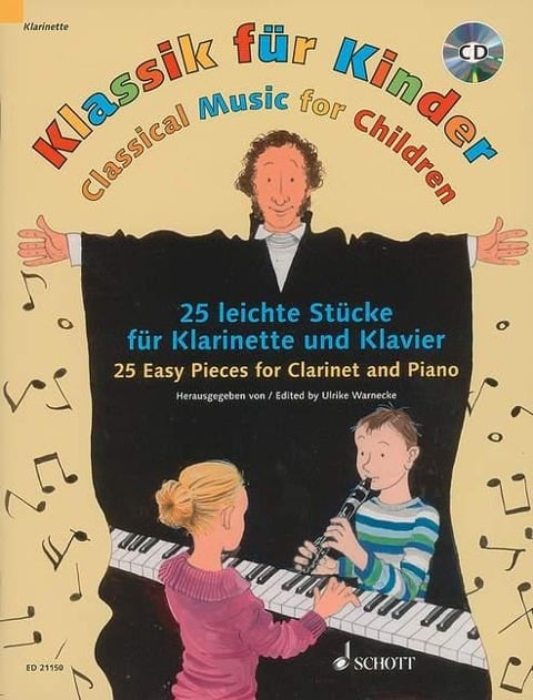 Klassik für Kinder. Klarinette in B und Klavier - 