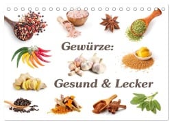 Gewürze: Gesund & Lecker (Tischkalender 2025 DIN A5 quer), CALVENDO Monatskalender - Gunter Kirsch