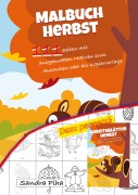Cover-Bild zum Titel 'KitaFix Malbuch Herbst' von 'Sandra Plha'