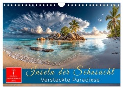 Cover-Bild zum Titel 'Inseln der Sehnsucht - Versteckte Paradiese (Wandkalender 2026 DIN A4 quer), CALVENDO Monatskalender' von 'Roder Roder'