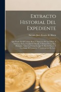 Cover-Bild zum Titel 'Extracto Historial Del Expediente' von ''