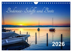 Cover-Bild zum Titel 'Bodensee-Schiffe und Boote (Wandkalender 2026 DIN A4 quer), CALVENDO Monatskalender' von 'Ap-Photo Ap-Photo'