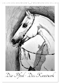 Das Pferd - Das Kunstwerk (Wandkalender 2025 DIN A3 hoch), CALVENDO Monatskalender - Isabell Kull - Pferdekullt